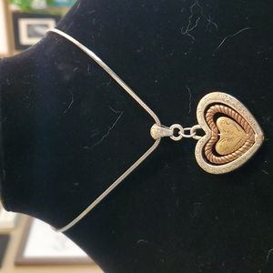 Silverstone heart necklace